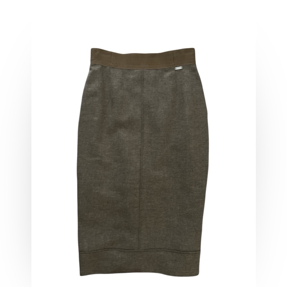 EUC CHANEL 100% Cashmere PENCIL SKIRT SIZE 36